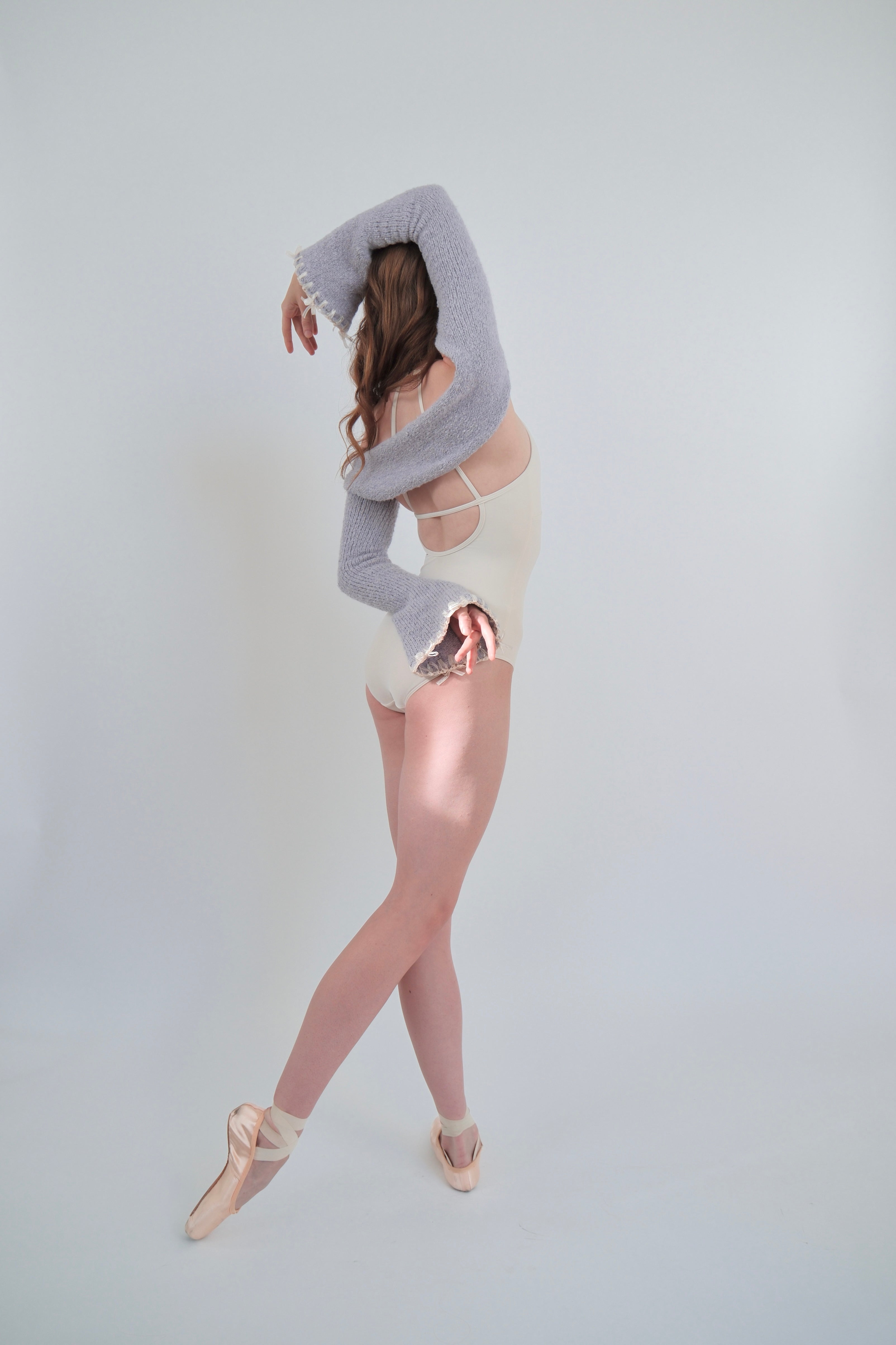Moonlight Ribbon Edge Shrug/Scarf - Lilac Ash