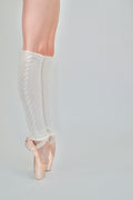 Cashmere Buttercream Cuff Leg Warmer - Cream (Cable Knit)