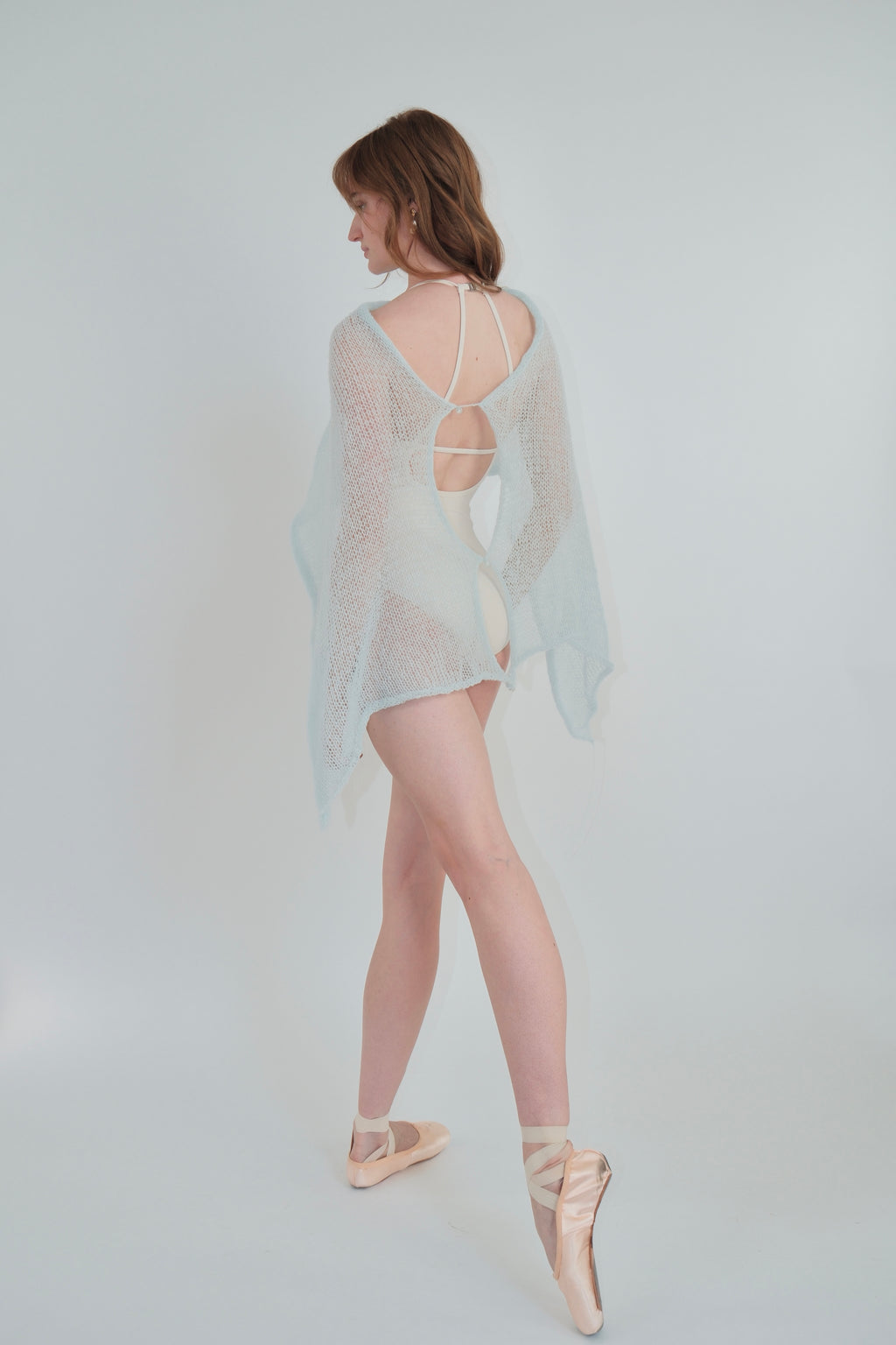 Mohair Sugarplum Shawl/Skirt - Seafoam