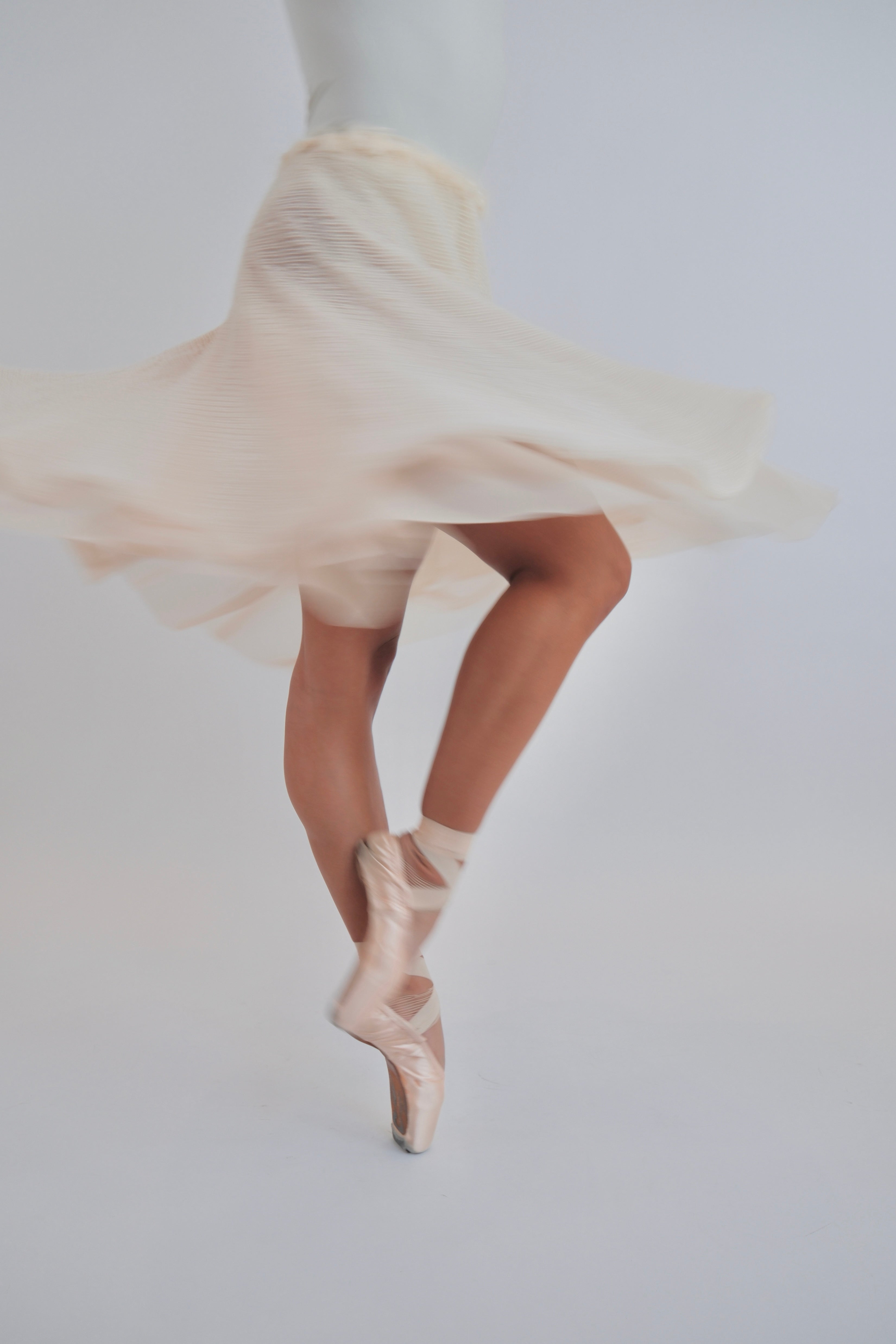 Mohair Sugarplum Furry Skirt - Ivory (Mid)