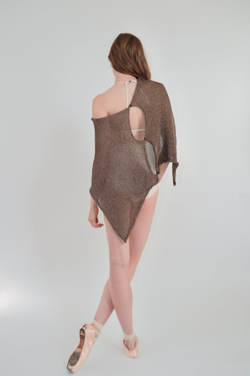 Metallic Shawl/Skirt - Metallic Espresso