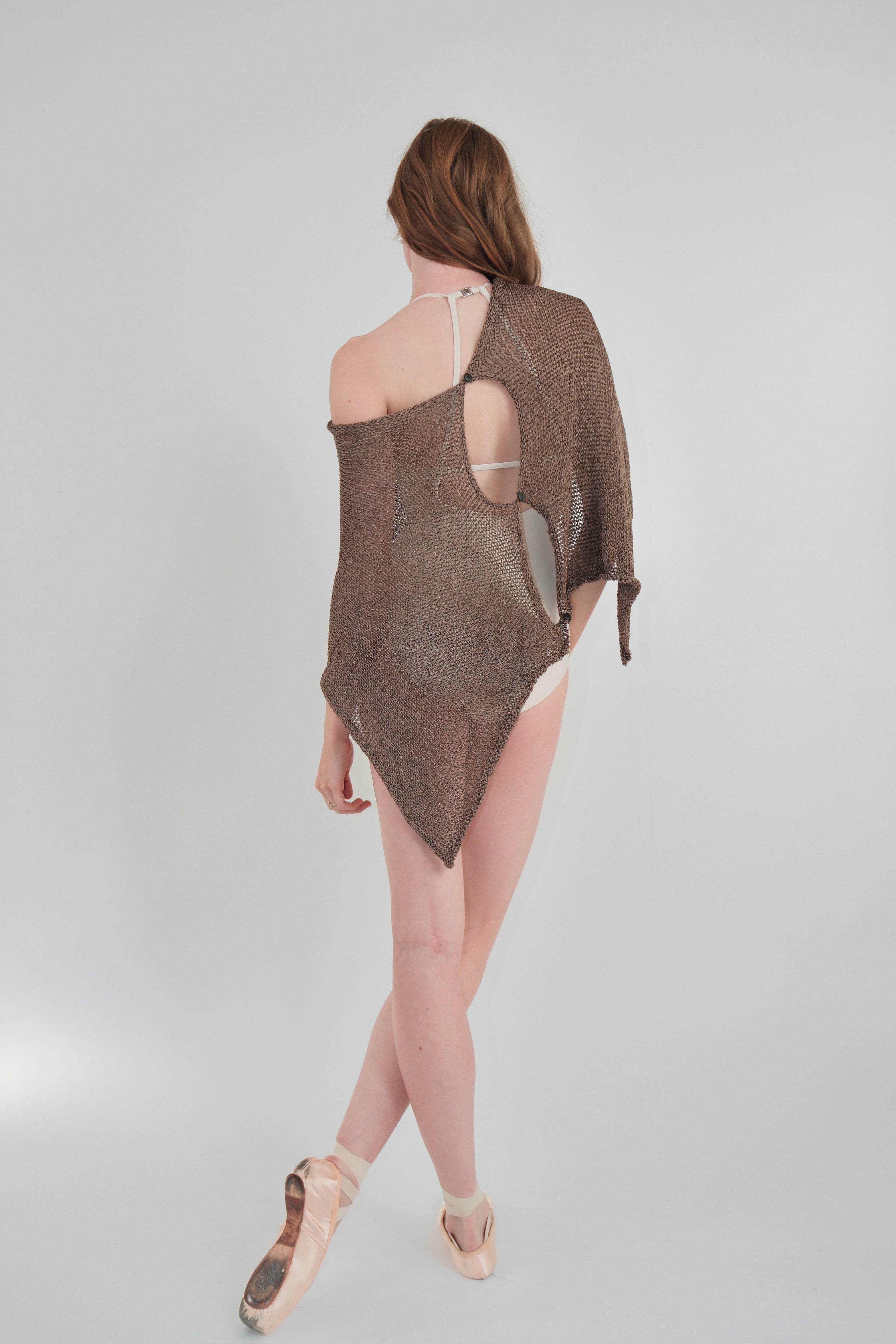 Metallic Shawl/Skirt - Metallic Espresso