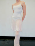 Mohair Sugarplum Furry Skirt - Petal Pink / Cream (Short)